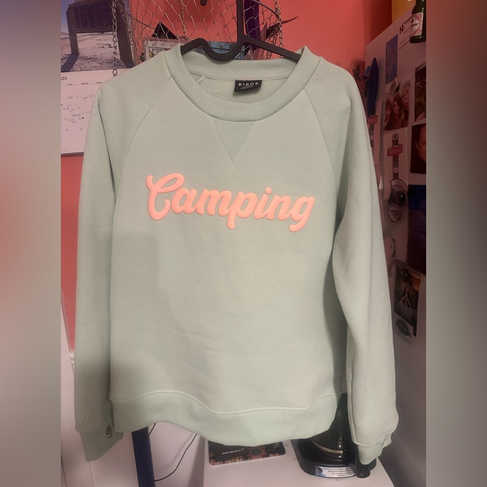 Mint Green Crew Neck Sweater by Blank NYC